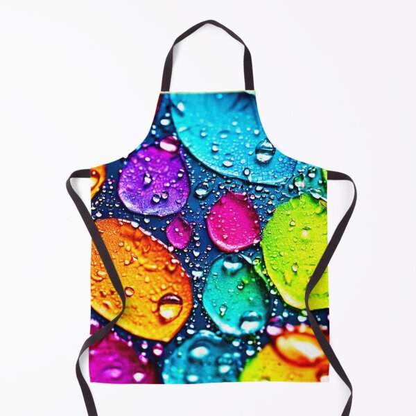 Item preview, Vibrant Neon Water Droplets designed and sold by Health And Fitness Posts e-Store.