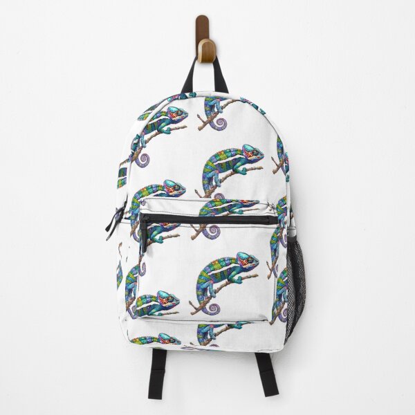 Item preview, Panther chameleon clings to a branch, bright and beautiful colors. #5 designed and sold by kizenya.