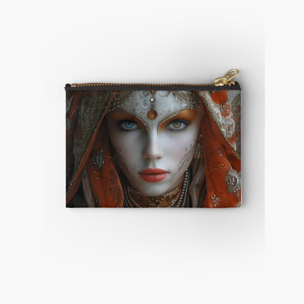 Item preview, Captivating portrait of woman in ornate attire designed and sold by Artessie.
