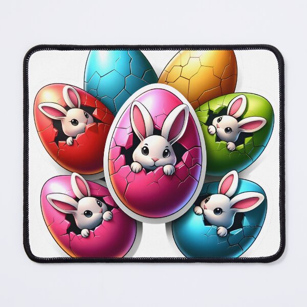 Item preview, Eggstravaganza: Bunny Surprise designed and sold by AI-Only Creations.