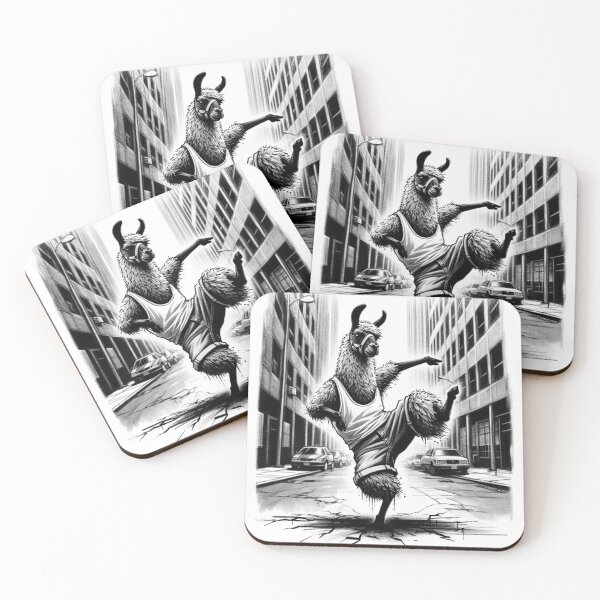 Item preview, Street Dancing Llama designed and sold by Catherine Harrison.