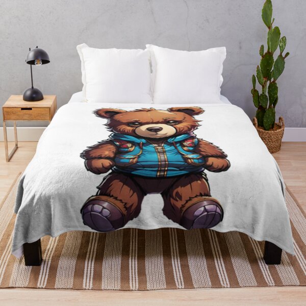 Item preview, Animal, Bear, Brown, Sweety, Stuffed Toy, Teddy Bear, Blue, Sweet, Cuddly Toy designed and sold by Ciarka.