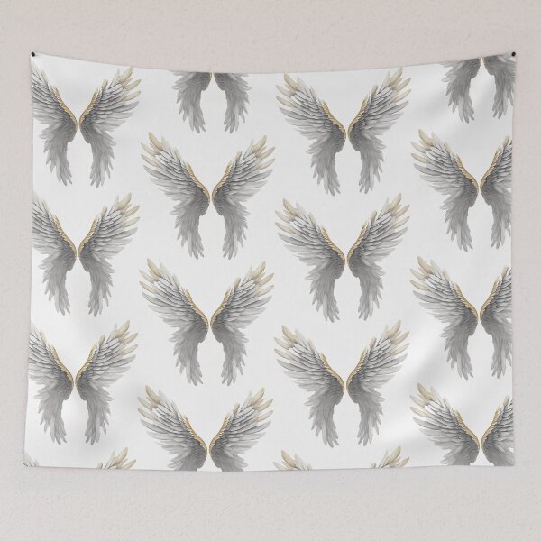 Item preview, Archangel with Light Wing Illustration designed and sold by NegarinFashions.