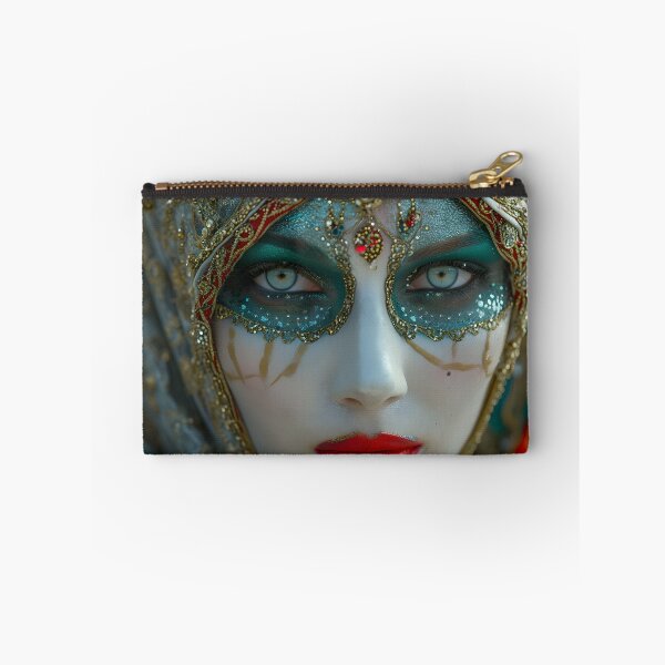 Item preview, Captivating portrait of woman in ornate attire designed and sold by Artessie.