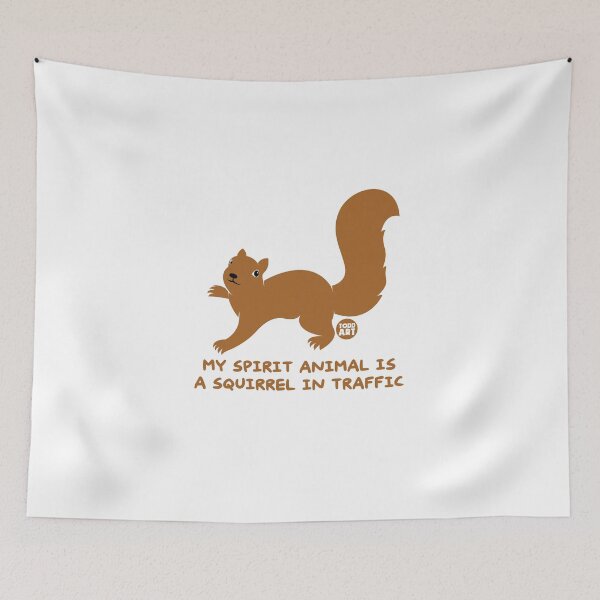 Artikelvorschau, MY SPIRIT ANIMAL SQUIRREL IN TRAFFIC entworfen und verkauft von TODD GOLDMAN.