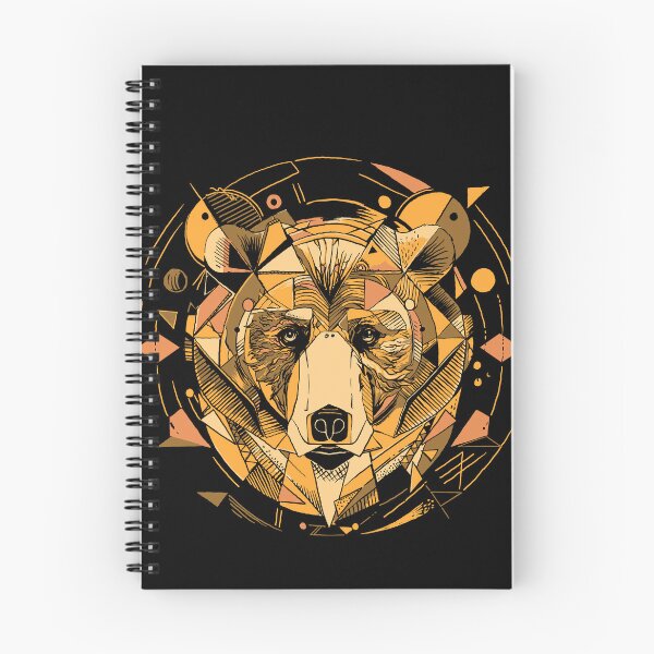 Artikelvorschau, Wildlife Art: Black Bear Wanderlust: Umarmen Sie Ihren inneren Grizzly [dunkle Version] entworfen und verkauft von Kraftees.