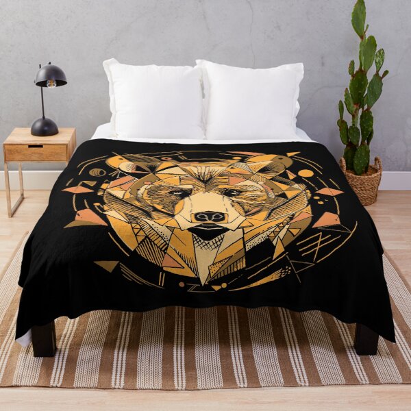 Item preview, Wildlife Art: Black Bear Wanderlust: Embracing Your Inner Grizzly [dark version] designed and sold by Kraftees.