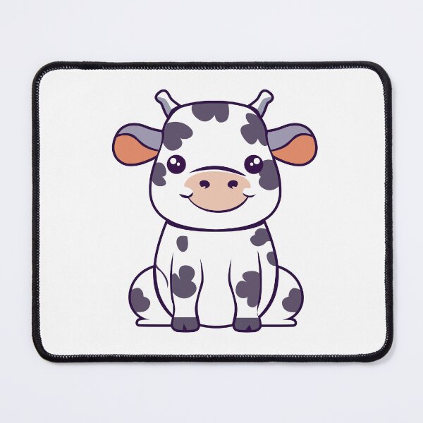 Item preview, Adorable pegatina de vaca | TODAS LAS COSAS LINDAS PARA EL estilo de vida kawaii designed and sold by fanaticnerd.