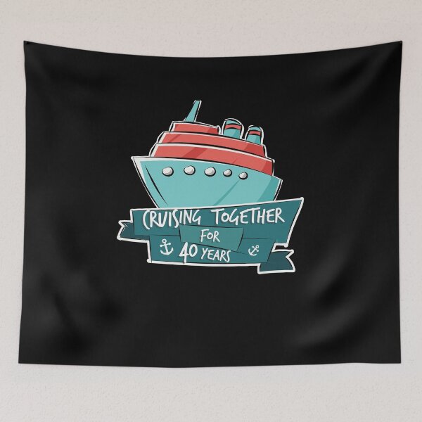 Item preview, Cruising Together 40 Years designed and sold by TeeTimeGuys.