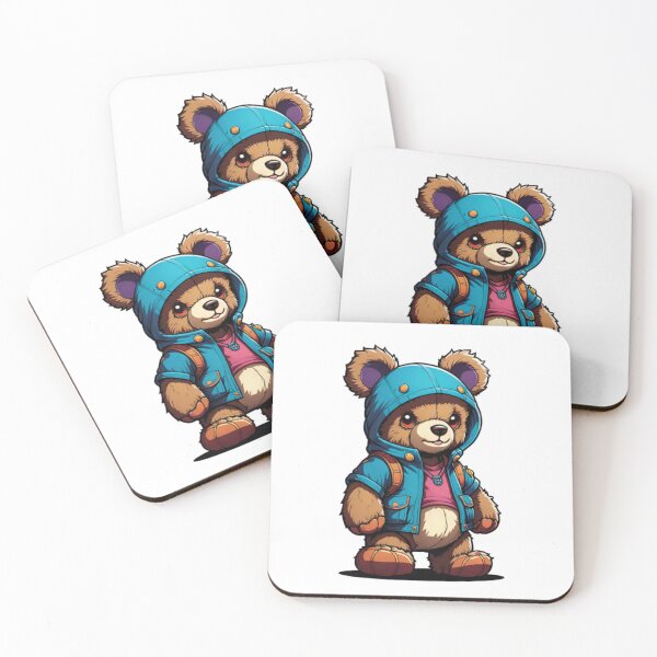 Item preview, Animal, Bear, Brown, Sweety, Stuffed Toy, Teddy Bear, Blue, Sweet, Cuddly Toy designed and sold by Ciarka.