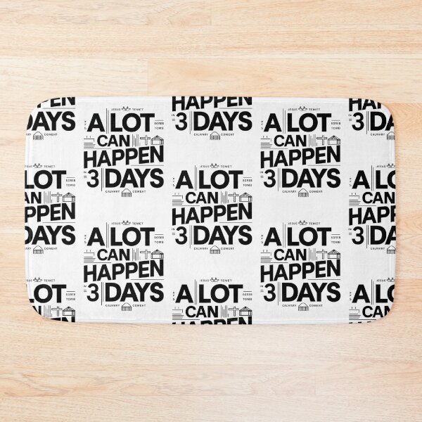 Item preview, A Lot Can Happen in 3 Days: Embracing the Journey of Renewal designed and sold by BENMBARK.