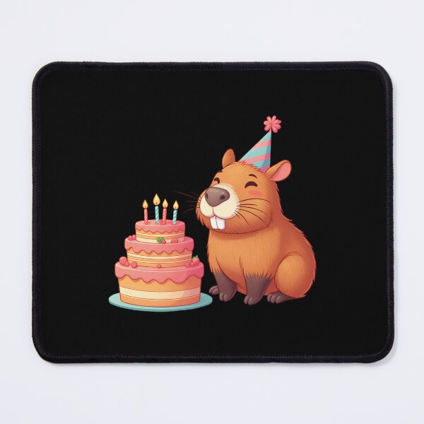 Item preview, Cappy Capy Birthday Capybara Kawaii designed and sold by These_Prints.