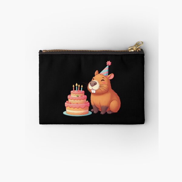 Item preview, Cappy Capy Birthday Capybara Kawaii  designed and sold by These_Prints.