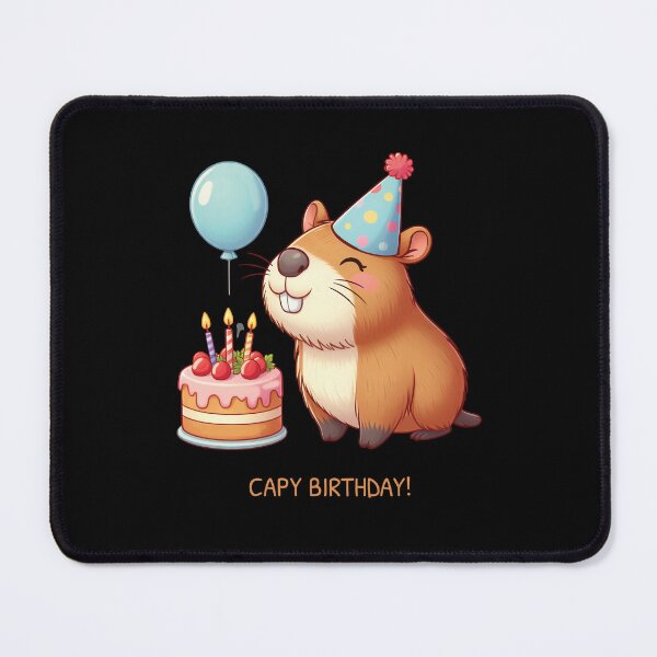 Item preview, Capy Birthday Capybara Kawaii designed and sold by These_Prints.