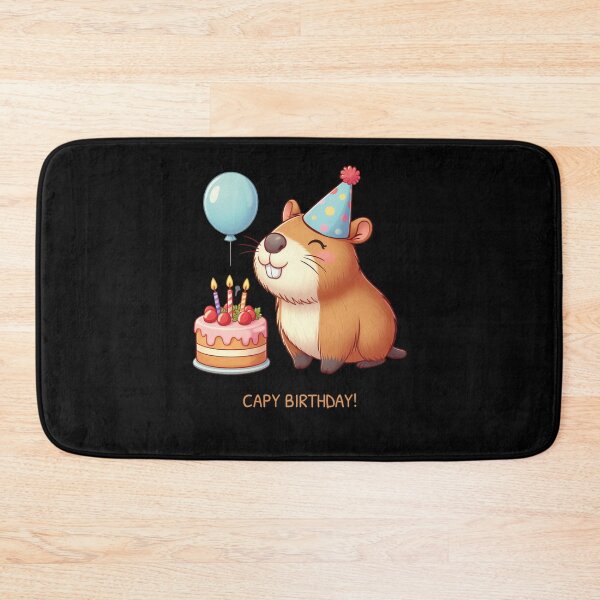 Item preview, Capy Birthday Capybara Kawaii  designed and sold by These_Prints.