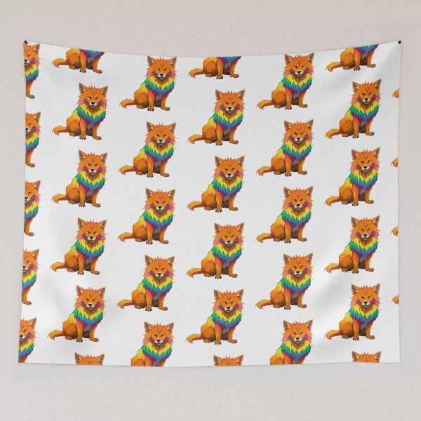 Item preview, Rainbow fox designed and sold by chaichanok.
