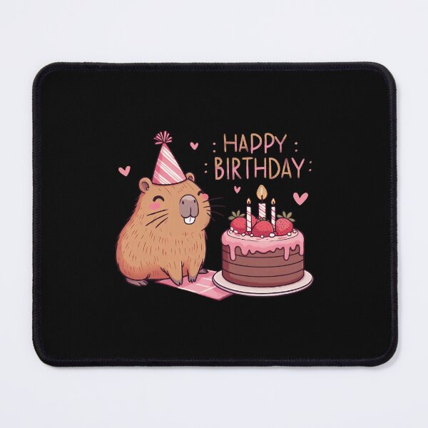 Item preview, Capy Birthday Capybara Kawaii  designed and sold by These_Prints.