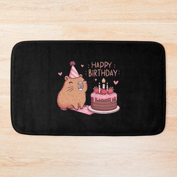 Item preview, Capy Birthday Capybara Kawaii  designed and sold by These_Prints.