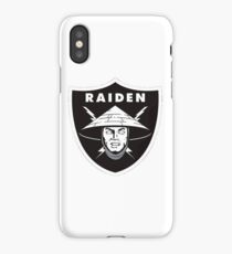 Raiden in Raiders logo iPhone Case/Skin