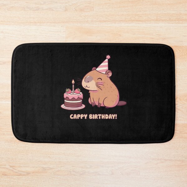 Item preview, Cappy Capy Birthday Capybara Kawaii  designed and sold by These_Prints.