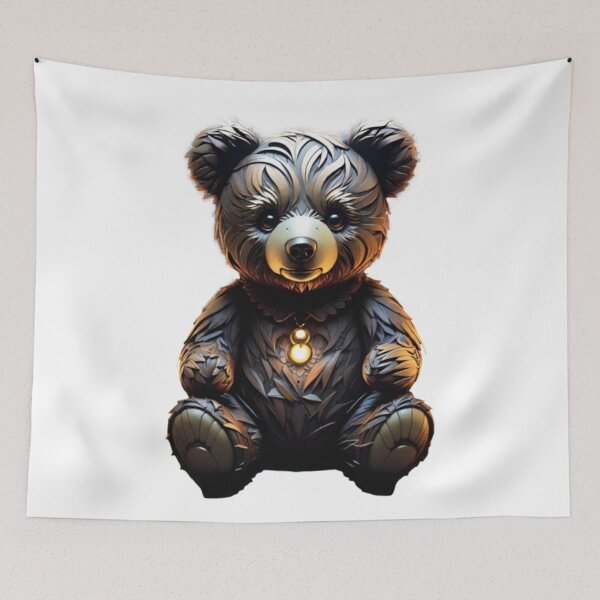 Item preview, Animal, Bear, Brown, Sweety, Stuffed Toy, Teddy Bear, Sweet, Cuddly Toy, Wooden Teddy Bear designed and sold by Ciarka.