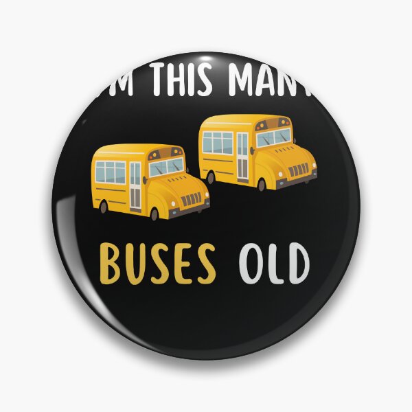 Item preview, I'm This Many Buses Old, School Bus 2nd Birthday 2 Years Old designed and sold by Anton Ashraf.