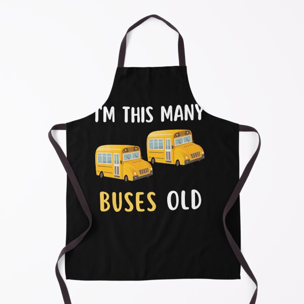Item preview, I'm This Many Buses Old, School Bus 2nd Birthday 2 Years Old designed and sold by Anton Ashraf.