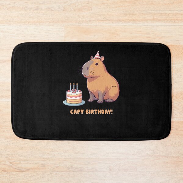 Item preview, Cappy Capy Birthday Capybara Kawaii  designed and sold by These_Prints.