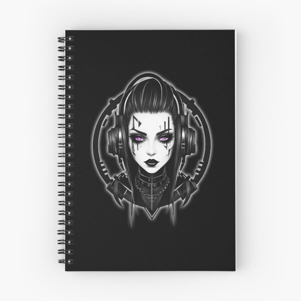 Item preview, Cyberpunk Goth Girl, Dark Logo, Techno designed and sold by Burn-Ego.