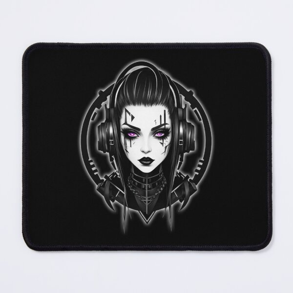 Item preview, Cyberpunk Goth Girl, Dark Logo, Techno designed and sold by Burn-Ego.