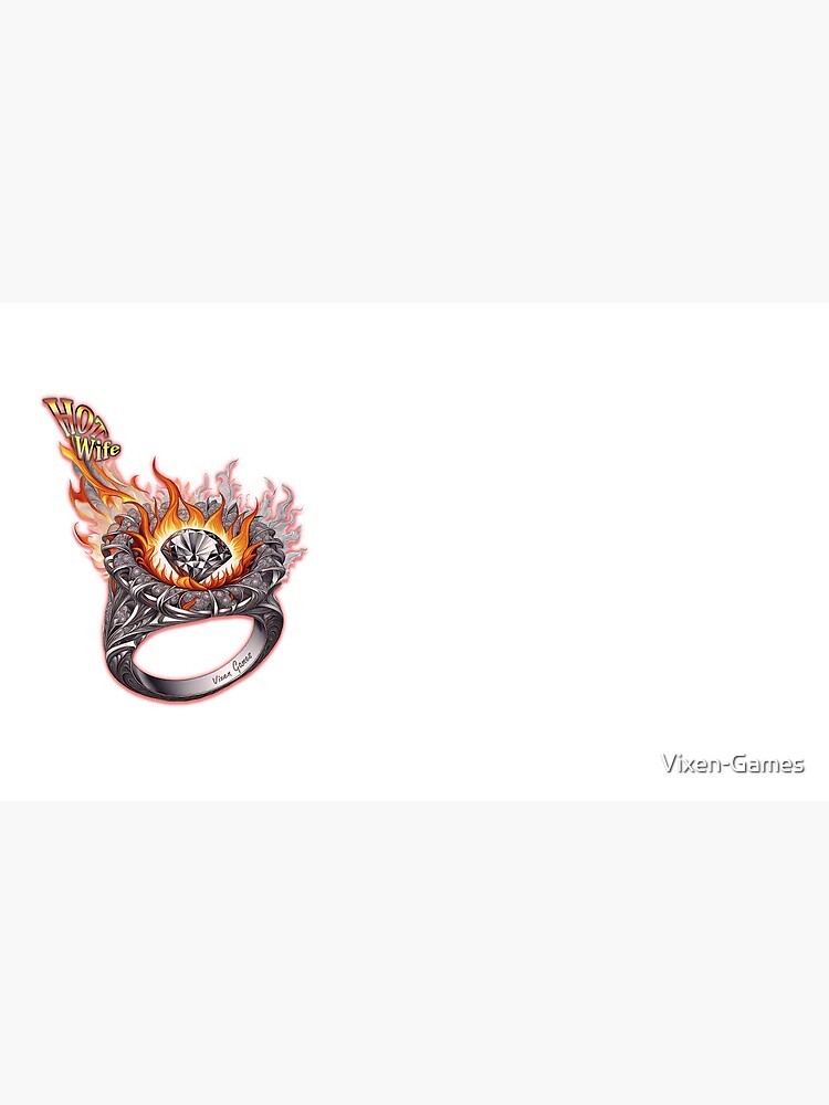 Thumbnail 6 of 6, Coffee Mug, Hot Wife Wedding Ring Fire designed and sold by Vixen-Games.
