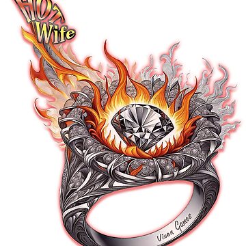 Artwork thumbnail, Hot Wife Wedding Ring Fire by Vixen-Games