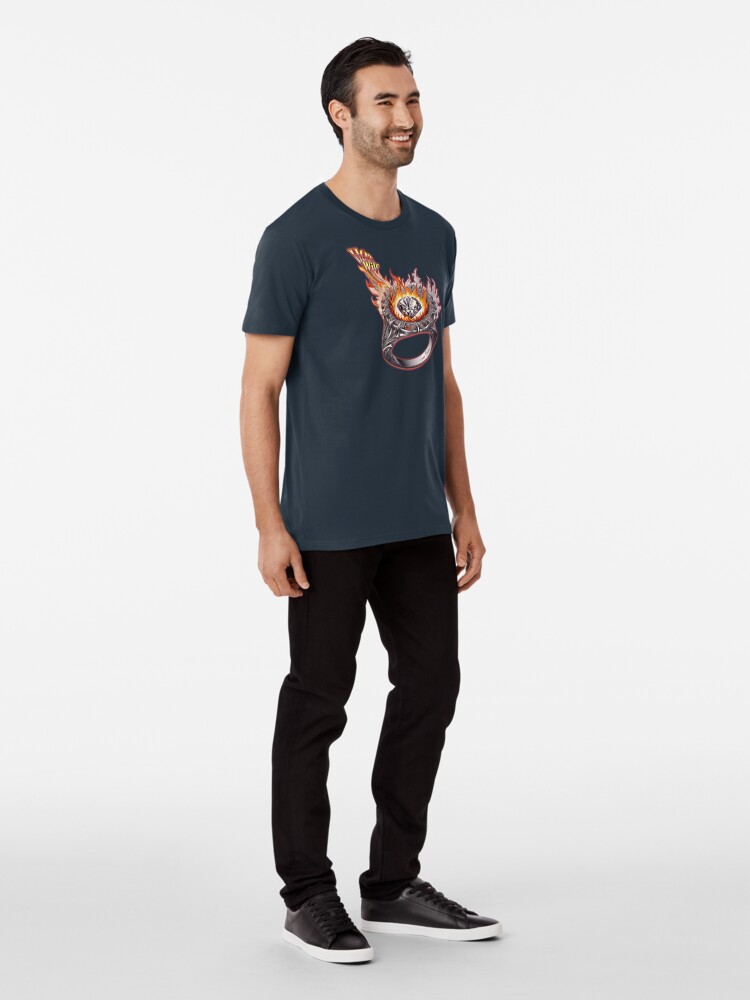 Thumbnail 3 of 6, Premium T-Shirt, Hot Wife Wedding Ring Fire designed and sold by Vixen-Games.