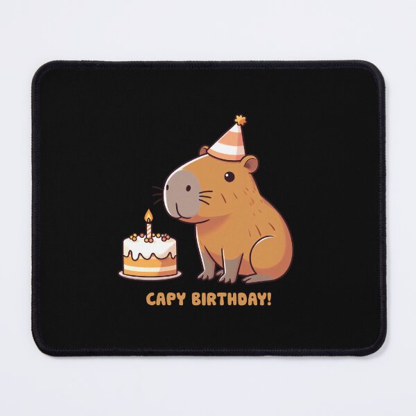 Item preview, Cappy Capy Birthday Capybara Kawaii designed and sold by These_Prints.