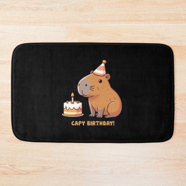 Item preview, Cappy Capy Birthday Capybara Kawaii  designed and sold by These_Prints.