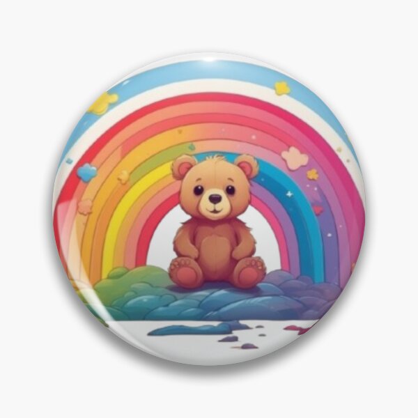 Item preview, Rainbow and cute bear designed and sold by catcraftss.