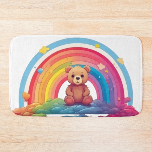 Item preview, Rainbow and cute bear designed and sold by catcraftss.