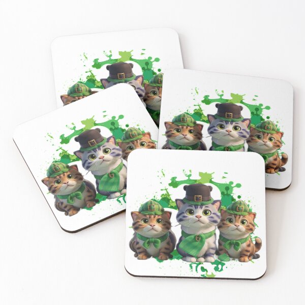 Item preview, Happy St Catricks Day Cat Funny St. Patrick’s Day Kitten designed and sold by Mkdajeweler.