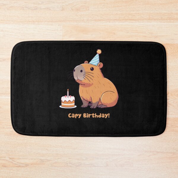 Item preview, Cappy Capy Birthday Capybara Kawaii  designed and sold by These_Prints.