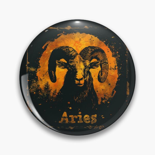 Item preview, Grunge Style Aries Zodiac Sign designed and sold by AiHead.