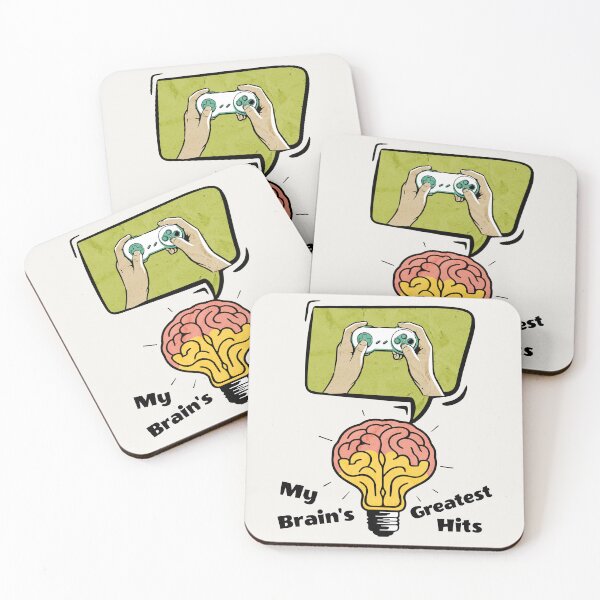 Item preview, Funny Gamer Brain Puns - Relatable Sarcasm Humor Gift designed and sold by InkyGenies.