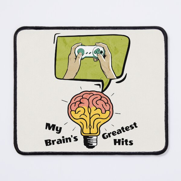 Item preview, Funny Gamer Brain Puns - Relatable Sarcasm Humor Gift designed and sold by InkyGenies.