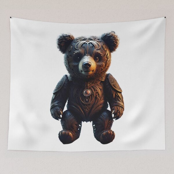 Item preview, Animal, Bear, Brown, Sweety, Stuffed Toy, Teddy Bear, Sweet, Cuddly Toy, Wooden Teddy Bear designed and sold by Ciarka.