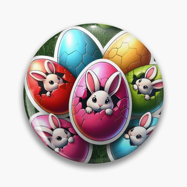 Item preview, Eggstravaganza: Bunny Surprise designed and sold by AI-Only Creations.
