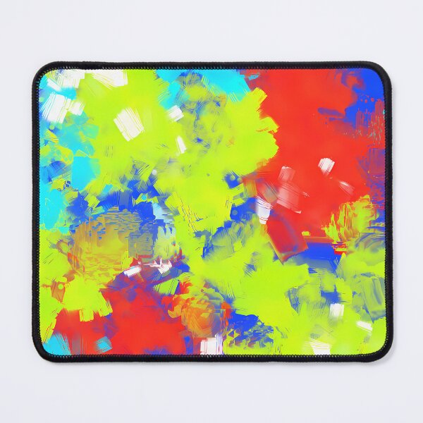 Item preview, Green Red Blue Abstract Art designed and sold by corexxo.