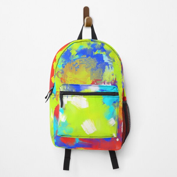 Item preview, Green Red Blue Abstract Art designed and sold by corexxo.