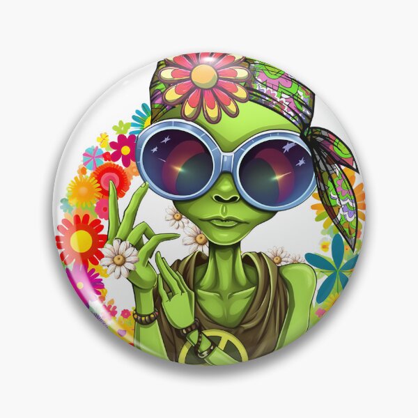 Item preview, Alien Peace designed and sold by Eiwaprints.