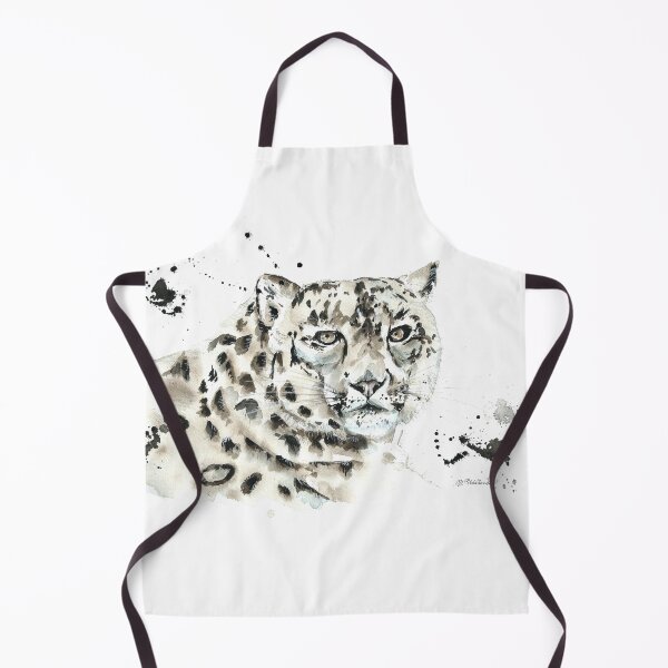Item preview, Snow leopard watercolour designed and sold by TheArtOfNata.