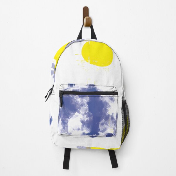 Item preview, Yellow Blue Abstract Art designed and sold by corexxo.