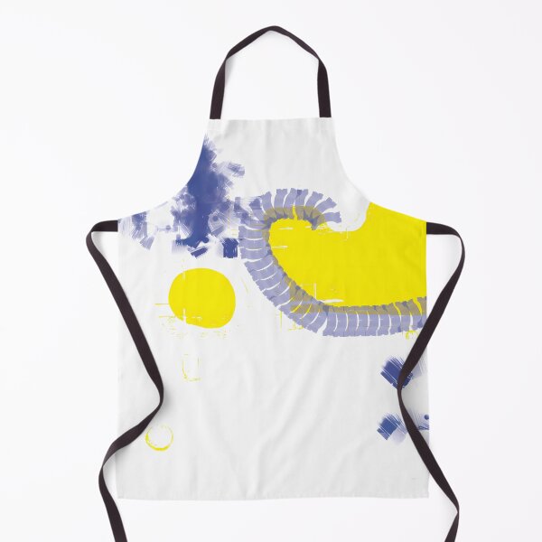 Item preview, Yellow Blue Abstract Art designed and sold by corexxo.